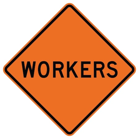 Sign Solutions Usa 18 in Height, 18 in Width, Aluminum, Diamond DUS08WZO1818W21-1a